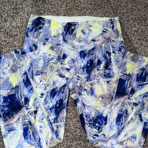 Abstract Blue Leggings